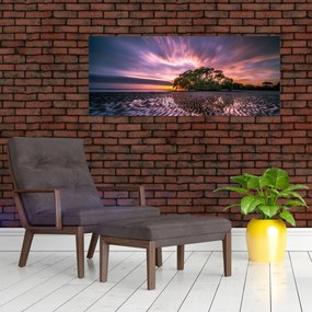 Egy fa a tengerparton képe (120x50 cm)