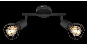 Globo - LED Spotlámpa XARA 2xE14/6W/230V fekete