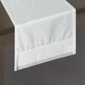 Mabel exkluzív asztali futó Fehér 35x180 cm