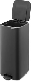 Sötétszürke acél pedálos szemetes 30 l Bo – Brabantia