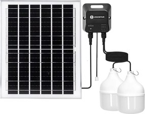 Aigostar - LED napelemes csillár 2xLED/70W/12V 12000 mAh 6500K átmérő 12 cm