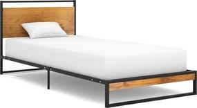 vidaXL fém ágykeret 100 x 200 cm