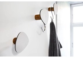 Világosszürke fali acél akasztó Dot S Nupo – LIND DNA