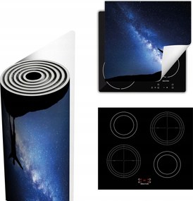 Tűzhelyvédő Szőnyeg Több Hely 60x52 Éjszaka csillagok