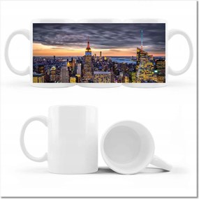 Fotó bögre New York felülnézet