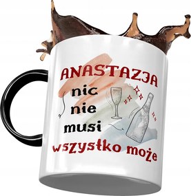 Fekete Bögre Anasztázia Barátnőknek Ajándék Nyomtatott Fotóval