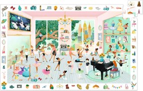 Megfigyeltető puzzle - Balett iskola, 100 db-os - The dance school