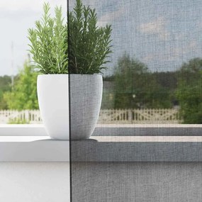 2 db fekete fátyolfüggönyök rojtokkal 140x260 cm