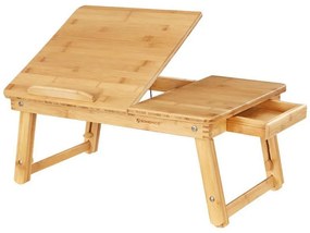 Állítható, ágyra helyezhető laptopasztal LAT, barna