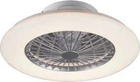TRIO R62522187 STRALSUND Ventilátoros lámpa Fehér, Ezüst LED IP20