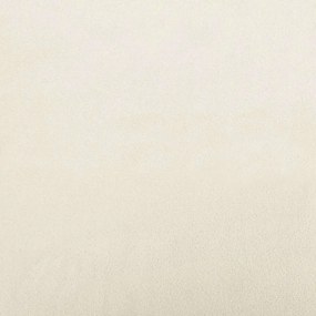 vidaXL | Kétszemélyes kanapé | párnával Krém Bársony