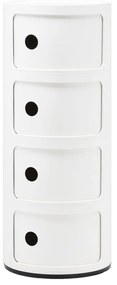Kartell Componibili 4985 tárolóasztal, 4 tároló rész, több szín Szín: fehér