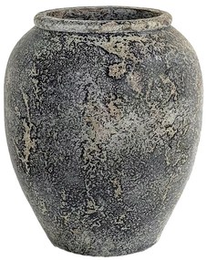 Capelo dekorációs váza terrakotta, szürke, Ø44x49 cm