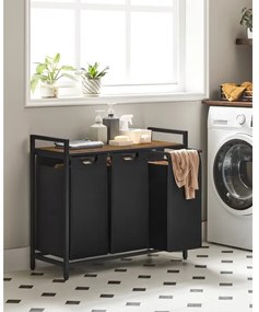 REX mosókosár barna/fekete