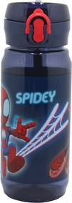 Pókember Spidey Web műanyag kulacs akasztóval 600 ml