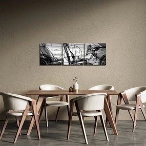 Kép - 3D-s autómodell (órával) (90x30 cm)