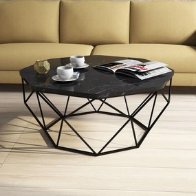 Dohányzóasztal Diamond - Black Marble