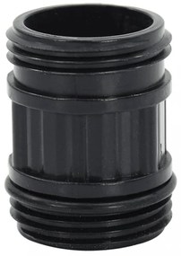 fekete PVC szívótömlő PVC csatlakozókkal 1 7 m&quot;