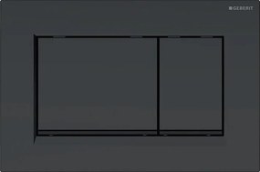 Geberit 115.883.16.1 - Sigma30 nyomólap 24,6x16,4 cm matt fekete