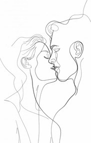 Poszter 61x91,5cm Vonal és szerelem szövés