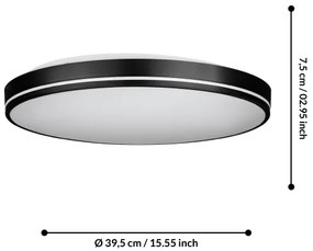 Eglo 75706 - LED Dimmelhető mennyezeti lámpa LED/22W/230V 3000-6500K + távirányító
