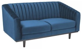 Asprey Velvet kanapé, Kék / fekete