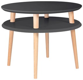 UFO grafitszürke dohányzóasztal, ⌀ 57 cm - Ragaba