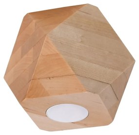 Natúr színű mennyezeti lámpa 12x12 cm Vige – Nice Lamps