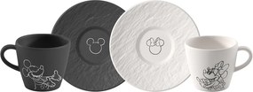 Espresso csésze és csészealj Manufacture Rock - Mickey Mouse, 4 db - Villeroy & Boch