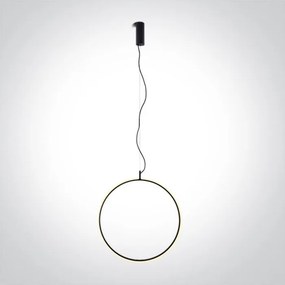 ONE LIGHT 63152A-B-W DECORATIVE Modern Led Függesztett Lámpa Fekete LED IP20