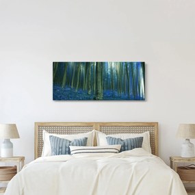 Kép - Kék erdő (120x50 cm)