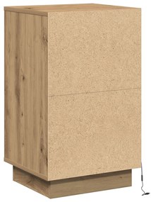 Éjjeli Szekrény LED-del Artisan Oak 39x34.5x65 cm Mérnöki Fa
