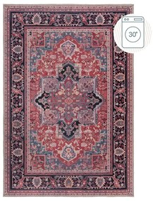 Borvörös mosható szőnyeg újrahasznosított szálkeverékből 160x230 cm Windsor – Flair Rugs
