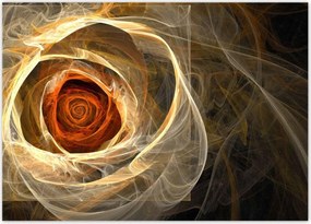 Poszterek 70x50 Fraktál rózsa