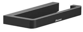 Ravak 10° black wc-papír tartó, fekete X07P565