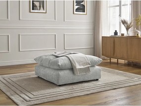 Világosszürke zsenília lábtartó Neil – Bobochic Paris