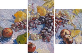 Kép - Vincent van Gogh, Grapes, Lemons, Pears, and Apples, reprodukciók (90x60 cm)