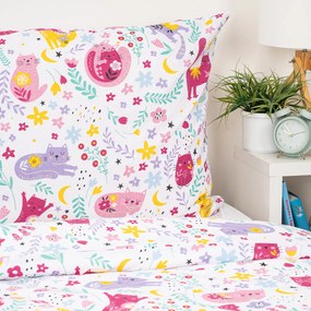 4Home Gyermek pamut ágynemű Playful Paws, 140 x 200 cm, 70 x 90 cm