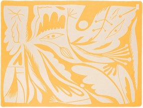Sárga takaró 165x200 cm Lino – noo.ma