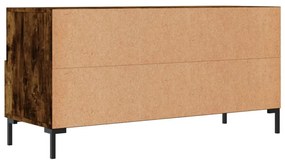 füstös tölgy színű szerelt fa TV-szekrény 102 x 36 x 50 cm