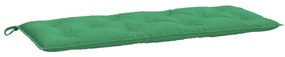 2 db zöld oxford szövet kerti padpárna 120 x 50 x 7 cm