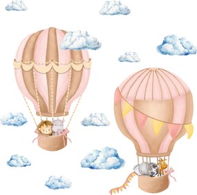 PIPPER. Falmatrica "Hőlégballonok állatokkal"