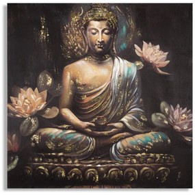 Kézzel készített falfestmény buddha -a- 100x3x100cm