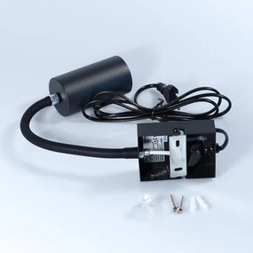 Globo 57911WB - Rugalmas fali lámpa ROBBY 1xGU10/25W/230V fekete