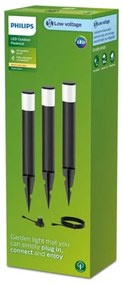 Philips - KÉSZLET 3x LED Kültéri lámpa PUREX LED/1,5W/24/230V IP44