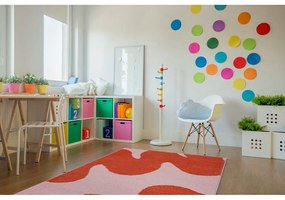 Piros-rózsaszín gyerek szőnyeg 120x170 cm Hugsy Coral – FD