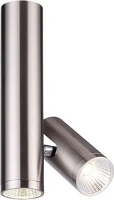 RENDL BOGARD TWIN mennyezeti lámpa matt nikkel 230V LED 2x5W 40° 3000K