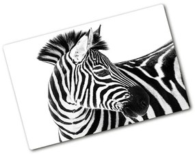 Üveg vágódeszka Zebra hó pl-ko-80x52-f-121577688