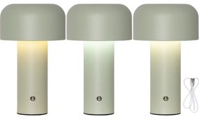 Zöld LED asztali lámpa (magasság 21,5 cm) Bobby – Star Trading