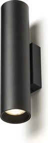 RENDL LUKE fali lámpa fekete 230V LED GU10 2x7W